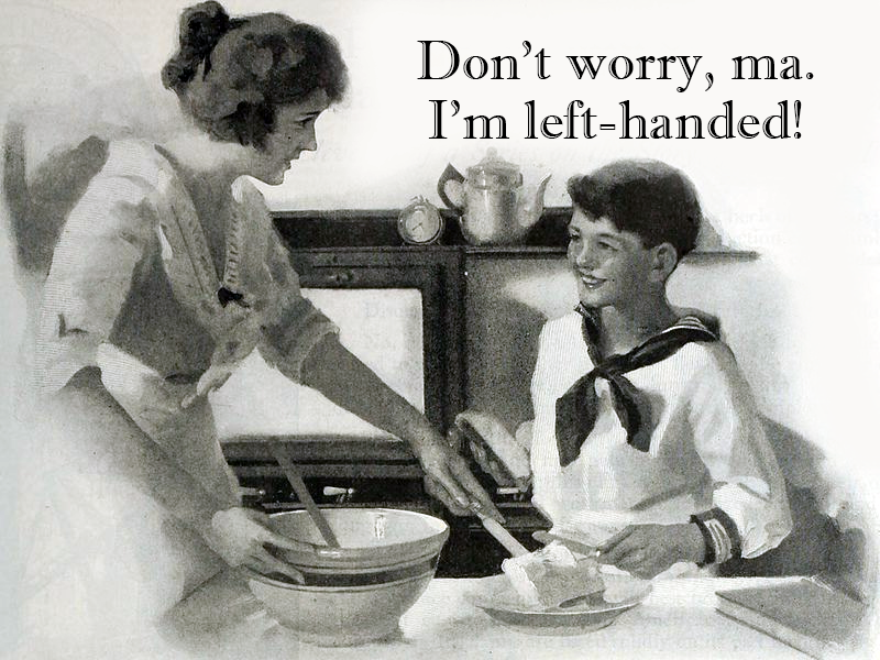 left-handed lefty kid